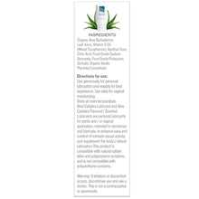 Load image into Gallery viewer, Aloe Cadabra Organic Lube Natural Aloe 2.5 Oz
