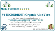 Load image into Gallery viewer, Aloe Cadabra Organic Lube Natural Aloe 2.5 Oz
