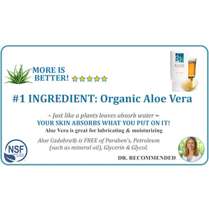 Aloe Cadabra Organic Lube Butter Rum 2.5 Oz