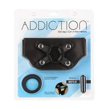Load image into Gallery viewer, Addiction Strap On Harness Black
