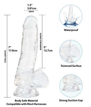 Load image into Gallery viewer, Crystal Addiction Dong 7in
