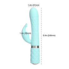 Load image into Gallery viewer, Pillow Talk Lively Dual Motor Massager Teal
