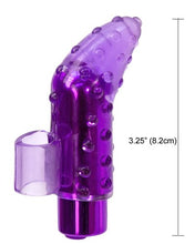 Load image into Gallery viewer, Rechargeable Frisky Finger Massager Purple
