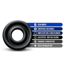 Load image into Gallery viewer, Performance Silicone Pump Sleeve Large Black
