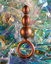 Load image into Gallery viewer, Anal Adventures Matrix Beaded Loop Plug Copper
