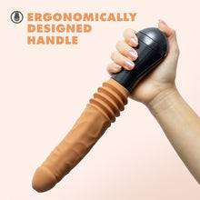 Load image into Gallery viewer, Dr Skin Dr. Arthur Thrusting Gyrating Vibrating Dildo Tan
