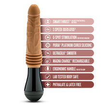Load image into Gallery viewer, Dr Skin Dr. Arthur Thrusting Gyrating Vibrating Dildo Tan
