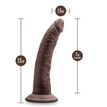Load image into Gallery viewer, Au Naturel Jack 7in Dildo Chocolate
