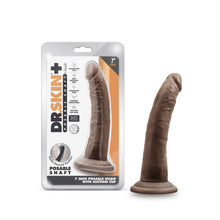 Load image into Gallery viewer, Dr Skin Plus 7in Poseable Dildo Chocolate
