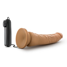 Load image into Gallery viewer, Dr Skin 8.5 Vibrating Realistic Cock W/suction Cup Mocha&quot;
