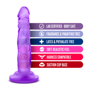 Naturally Yours 5 Mini Cock Purple "
