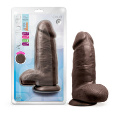 Load image into Gallery viewer, Au Naturel Chub 10in Dildo Chocolate
