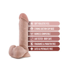Load image into Gallery viewer, Dr. Skin Dr. William 8in Dildo W/ Balls Beige
