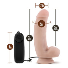 Load image into Gallery viewer, Coverboy The Quarterback Vibrating 7 Realistic Cock Vanilla&quot;
