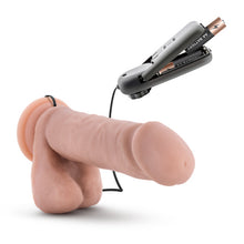 Load image into Gallery viewer, Coverboy Goalie Vibrating 8 Realistic Dildo Vanilla &quot;
