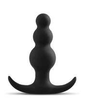 Load image into Gallery viewer, Anal Adventures Platinum Beaded Plug Black
