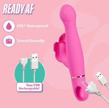 Load image into Gallery viewer, Aria Naughty Af 2.0 Vibe Plum Rechargeable
