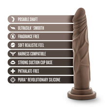Load image into Gallery viewer, Dr Skin Silicone Dr Carter 7 In Chocolate
