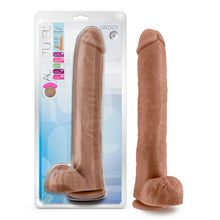 Load image into Gallery viewer, Au Naturel Daddy 14in Dildo Mocha
