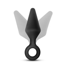 Load image into Gallery viewer, Anal Adventures Platinum Silicone Loop Plug Kit Black
