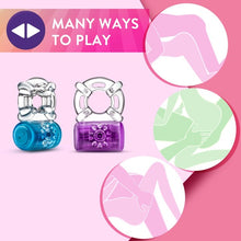 Load image into Gallery viewer, Play With Me Pleaser C-ring Purple Rechargeable
