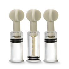 Load image into Gallery viewer, Temptasia Clit &amp; Nipple Twist Suckers Set Of 3 Clear
