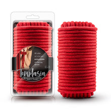 Load image into Gallery viewer, Temptasia Bondage Rope 32ft Red
