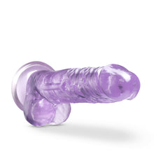 Load image into Gallery viewer, Naturally Yours 7in Amethyst Crystalline Dildo
