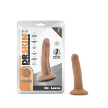 Load image into Gallery viewer, Dr Skin Silicone Dr Lucas 5in Dildo Mocha
