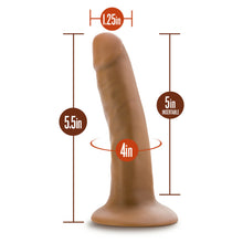 Load image into Gallery viewer, Dr Skin Silicone Dr Lucas 5in Dildo Mocha
