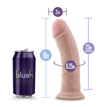 Load image into Gallery viewer, Au Naturel 8in Dildo W/ Suction Cup Vanilla
