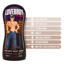 Load image into Gallery viewer, Loverboy Bad Boy Next Door Self Lubricating Stroker Beige
