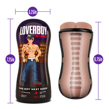 Load image into Gallery viewer, Loverboy Bad Boy Next Door Self Lubricating Stroker Beige
