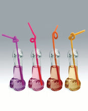 Load image into Gallery viewer, Glitterati Penis 6oz Drinking Glass Pack Of 4
