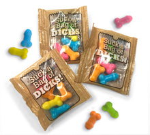 Load image into Gallery viewer, Suck A Bag Of Dicks Display Of 100 .15 Oz Bags
