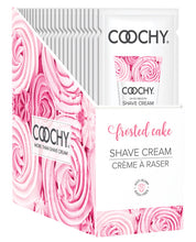 Load image into Gallery viewer, Coochy Shave Cream Frosted Cake Foil 15 Ml 24pc Display
