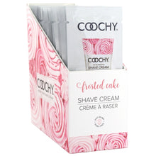 Load image into Gallery viewer, Coochy Shave Cream Frosted Cake Foil 15 Ml 24pc Display
