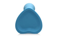 Load image into Gallery viewer, Simply Sweet Ribbed Silicone Dildo Blue
