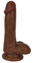 Load image into Gallery viewer, Thinz Slim Dong 6in W/ Balls Chocolate
