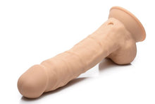 Load image into Gallery viewer, Fleshstixxx 8in Vibrating Dildo W/ Balls Medium
