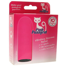 Load image into Gallery viewer, Pink Pussycat Silicone Bullet Vibrating
