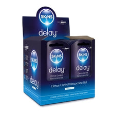 Load image into Gallery viewer, Skins Benzocaine Delay Gel Foils 3ml 36pc With Pos
