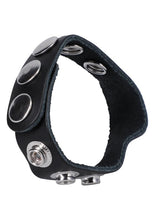 Load image into Gallery viewer, Rock Solid Leather 5 Snap Black
