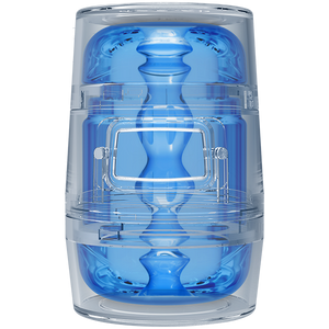 Main Squeeze Pop Off Optix Crystal Blue Stroker