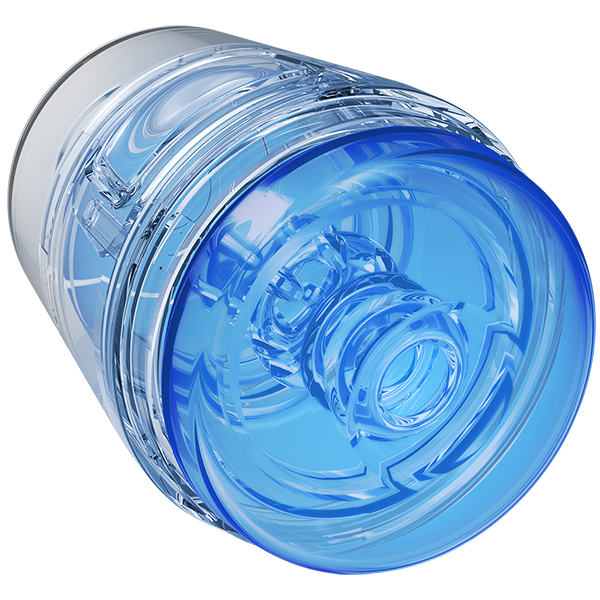 Main Squeeze Pop Off Optix Crystal Blue Stroker