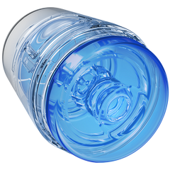 Main Squeeze Pop Off Optix Crystal Blue Stroker