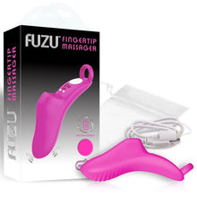 Load image into Gallery viewer, Fuzu Vibrating Rechargeable Fingertip Massager Pink
