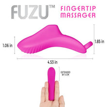 Load image into Gallery viewer, Fuzu Vibrating Rechargeable Fingertip Massager Pink
