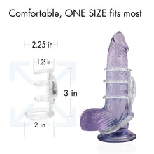 Load image into Gallery viewer, Doctor Love Zinger Vibrating Cock Cage Clear
