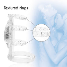 Load image into Gallery viewer, Doctor Love Zinger Vibrating Cock Cage Clear
